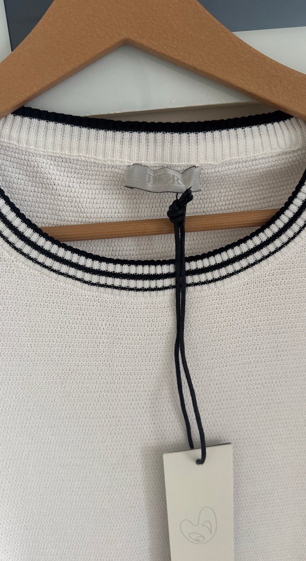 Dior Kadın Beyaz Kısa Kollu Tişört - Görsel 3