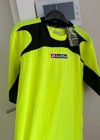 Lotto Sarı Kısa Kollu Erkek Spor Tişörtü - Görsel 4