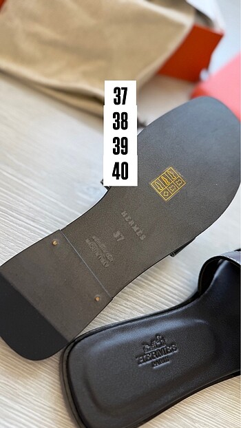 37 Beden siyah Renk Hermes oran