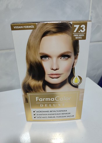 FarmaColor Deluxe 7.3 Fındık Kabuğu Saç Boyası