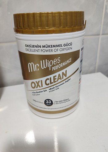 Mr Wipes Oxi Clean Leke Çıkarıcı 33'lü