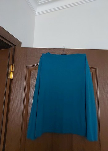 Kadın yeşil Uzun Kollu Bluz - Görsel 4