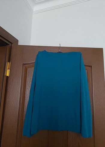 Kadın yeşil Uzun Kollu Bluz - Görsel 3