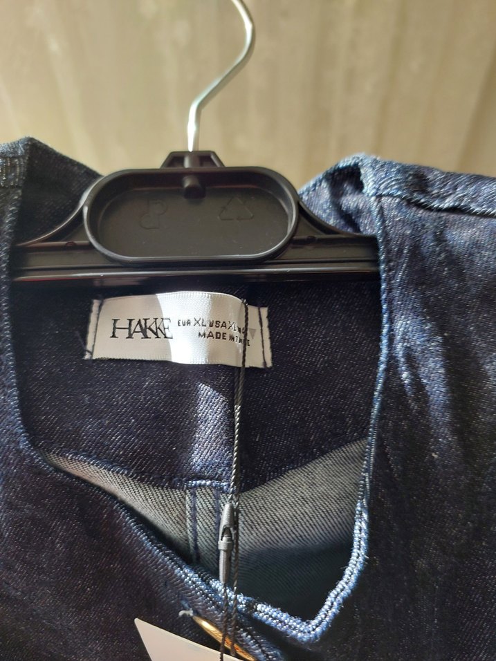 Düğmeli Denim Kadın Yelek - Görsel 3