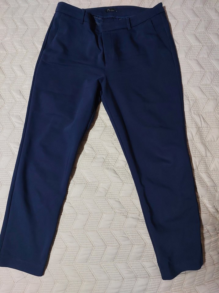 lacivert  Kumaş Pantolon - Görsel 2