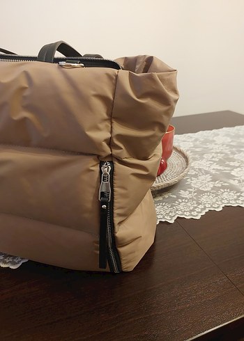 Kahverengi Tokalı Kadın Omuz Çantası - Görsel 3