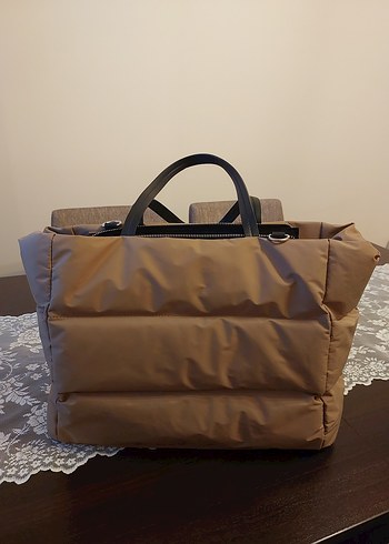 Kahverengi Tokalı Kadın Omuz Çantası - Görsel 4