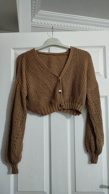 Crop hırka