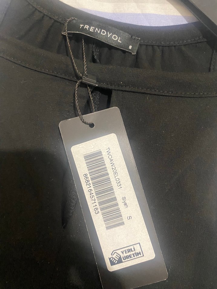 Siyah Drapeli Midi Gotik Elbise - Görsel 3