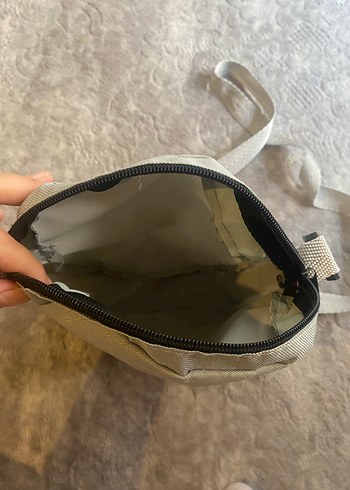 Gri Kadın Kemerli Çapraz Çanta - Görsel 4