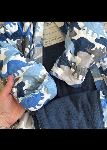 Marks&spencer Mavi Kamuflaj Erkek Bebek astronot tulum - Görsel 3