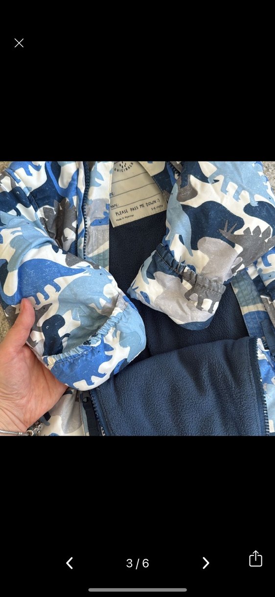 Marks&spencer Mavi Kamuflaj Erkek Bebek astronot tulum - Görsel 3