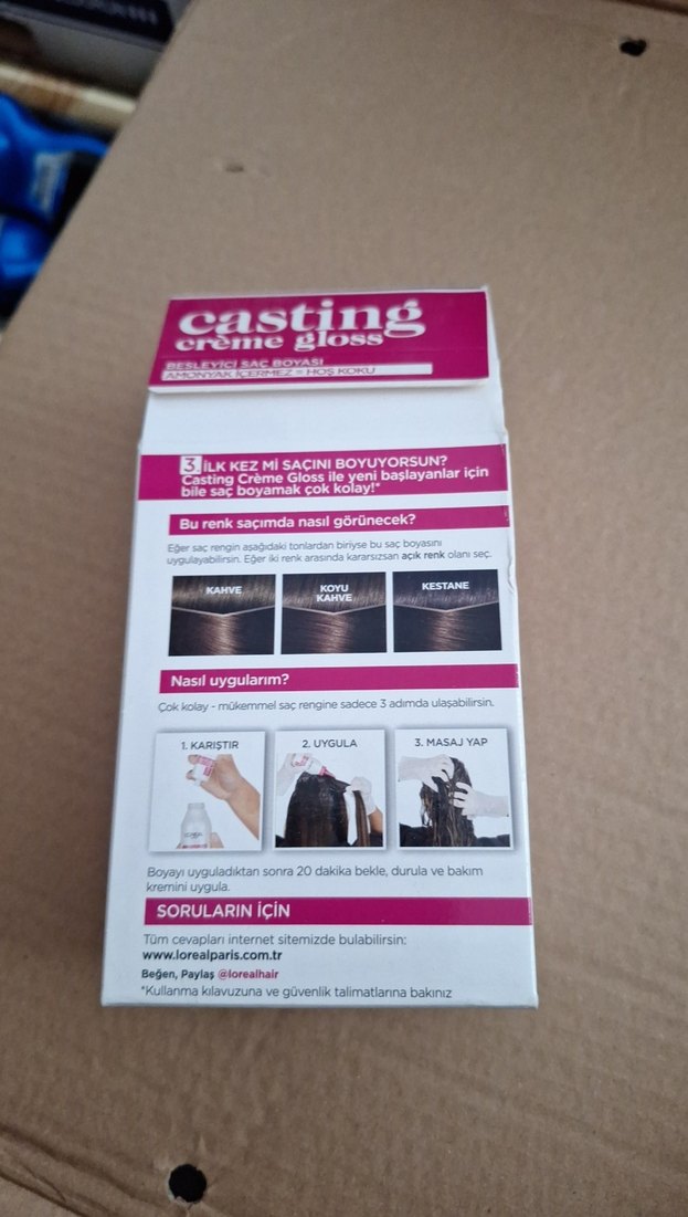 loreal casting creme besleyici Saç boyası - Görsel 3