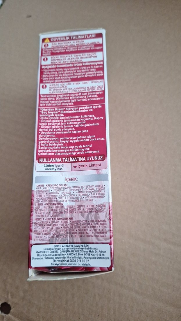 Garnier Yoğun Kalıcı Krem Saç Boyası 4.60 Kızıl - Görsel 2