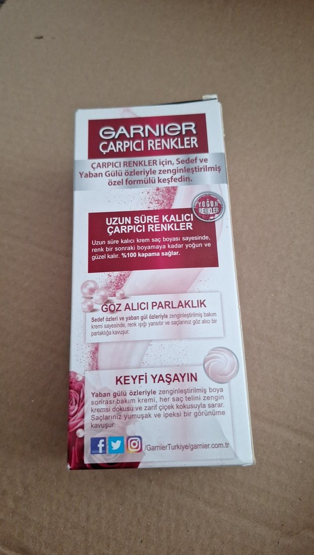 Garnier Yoğun Kalıcı Krem Saç Boyası 4.60 Kızıl - Görsel 3