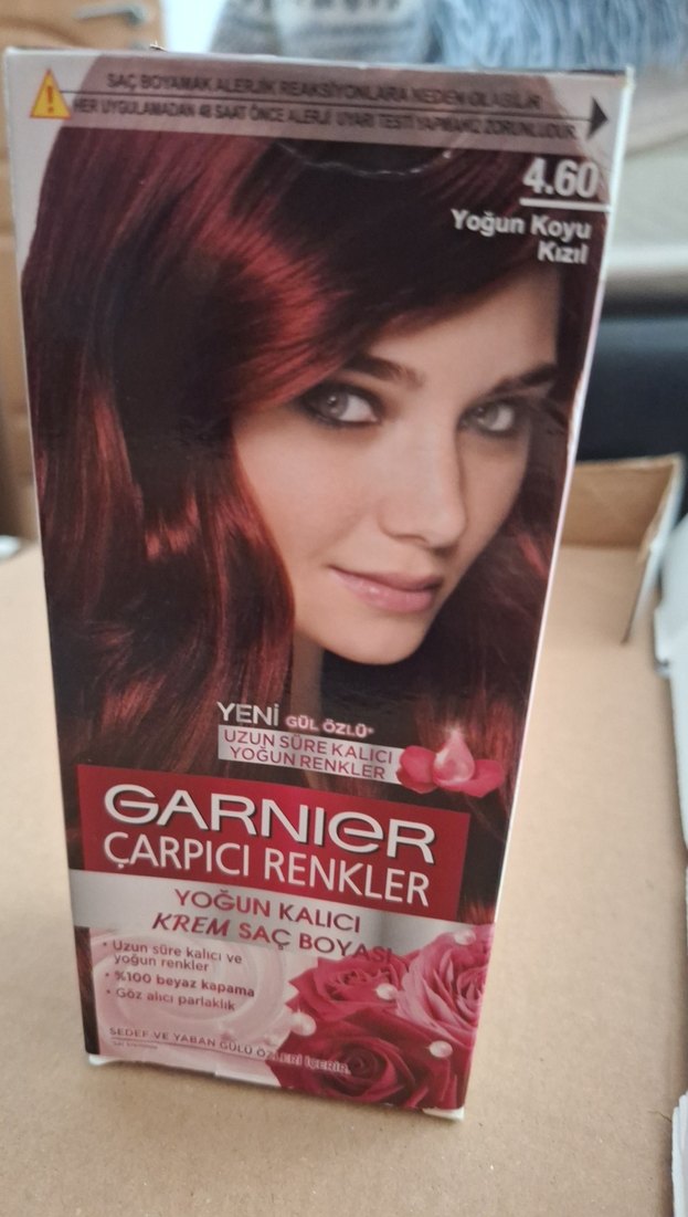Garnier Yoğun Kalıcı Krem Saç Boyası 4.60 Kızıl - Görsel 5