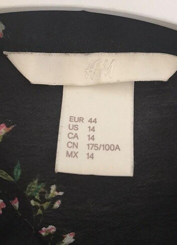 xl Beden Desenli transparan gömlek