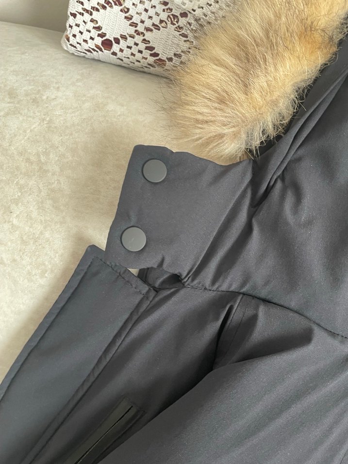 Zara Kürklü Kapüşonlü kuş tüyü çocuk Mont - Görsel 2