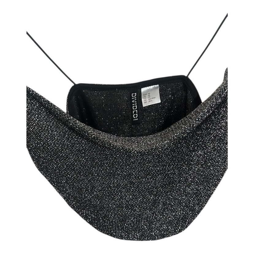 Siyah Parlak H&M Crop - Görsel 3