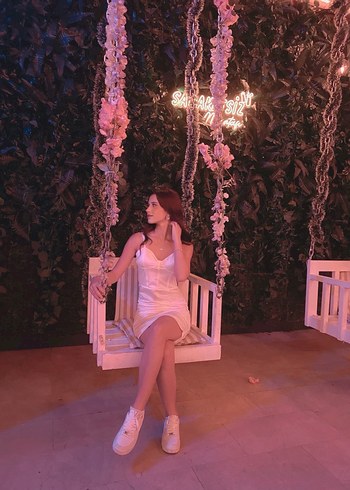 Beyaz Mini korseli elbise - Görsel 2