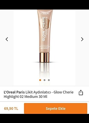 Loreal Paris Glow Chérie Aydınlatıcı Etkili Nemlendirici