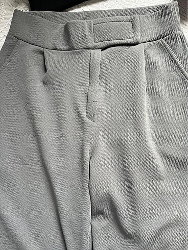 xl Beden Gri kumaş pantolon