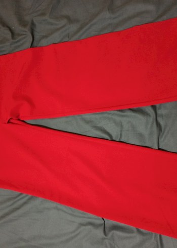 Frau Made in italy Kırmızı Drapeli Kadın Kumaş Pantolon