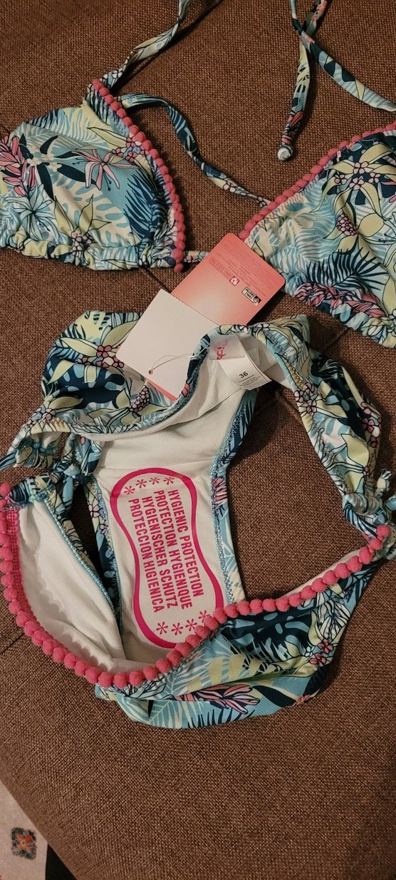 Penti Çok Renkli Desenli Püsküllü Bikini - Görsel 3