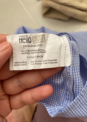 Kız Çocuk Gri Keten Gömlek - Görsel 6