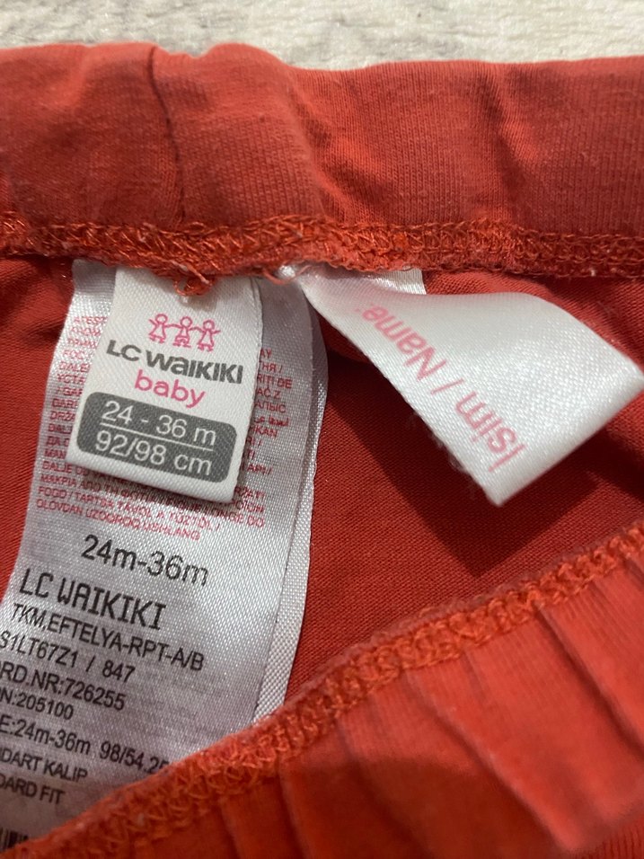 Kız Çocuk Gri Yıldız Desenli Tayt - Görsel 4