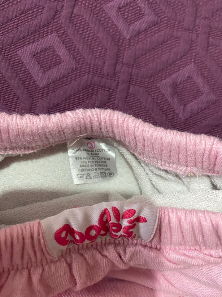 Çocuklar için Pembe Bağlama Desenli İç Çamaşırı alıştırma kilodu - Görsel 3