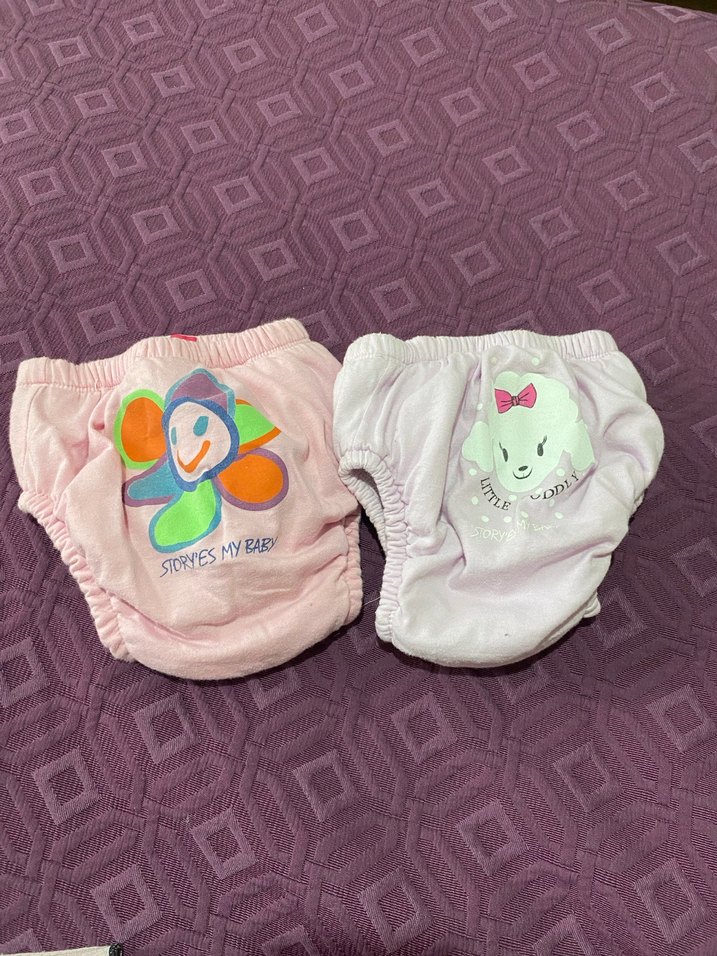 Çocuklar için Pembe Bağlama Desenli İç Çamaşırı alıştırma kilodu - Görsel 2