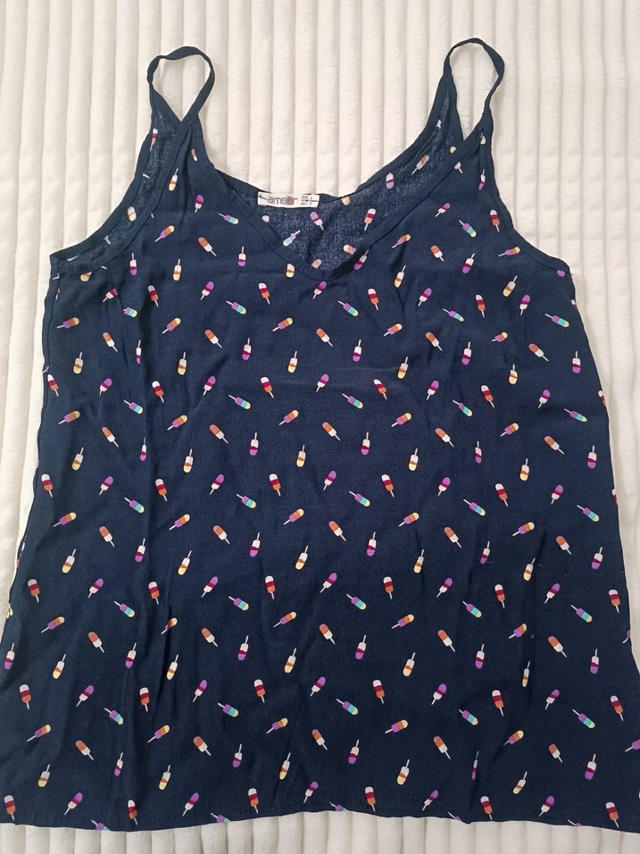 V Yaka dondurması kulahı Baskılı - Görsel 2