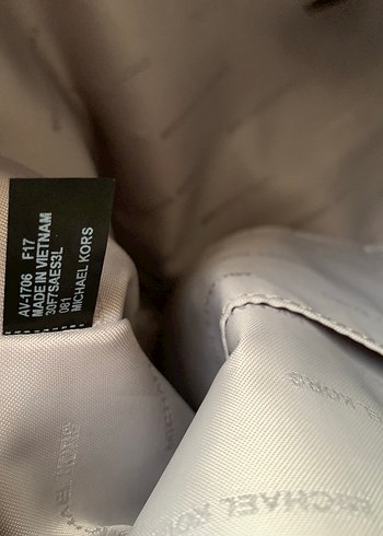 Micheal kors gri çanta - Görsel 10