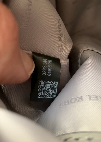 Micheal kors gri çanta - Görsel 8