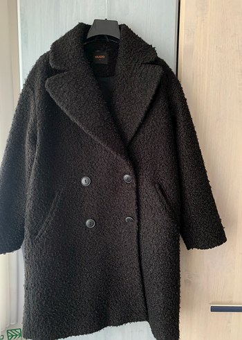 Siyah Çift Düğmeli  Gusto kaban - Görsel 3