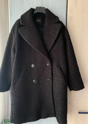 Siyah Çift Düğmeli  Gusto kaban - Görsel 2