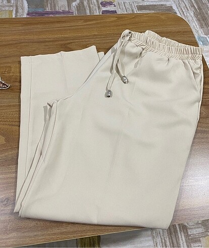 Diğer Kumaş krem pantolon