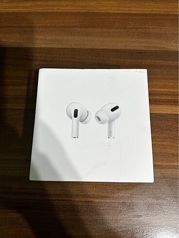 Orjinal airpods pro kulaklık tıpa seti ve kutusu