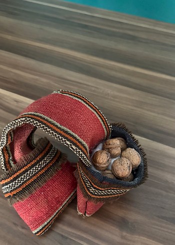 El işlemesi dekor ürünü kese - Görsel 2