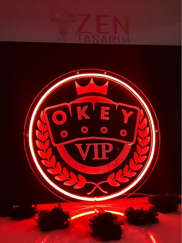 Kişiye Özel Kazımalı Neon Led Dekoratif Pano