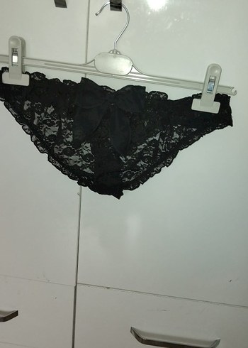 H&M Siyah Dantel Mini Kadın İç Çamaşırı