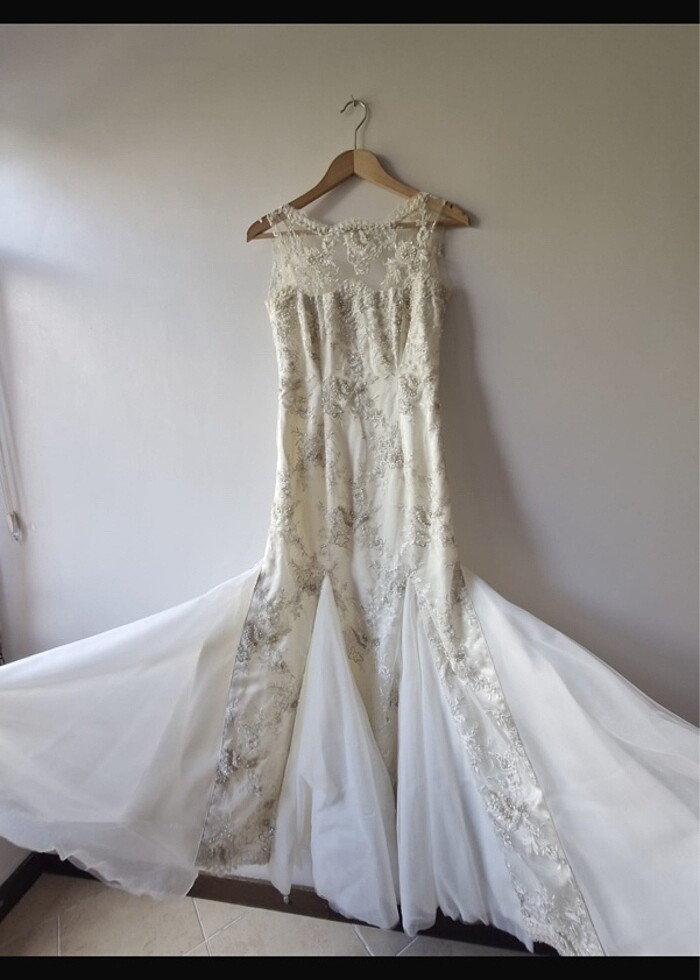 Özel dikim Fransız danteli  gelinlik - Görsel 2