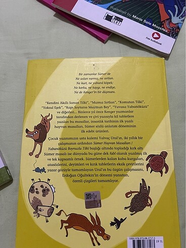 YabanöküÜ boynuzlu tilki,Sümer hayvan masalları kitabı  yapı kre - Görsel 2