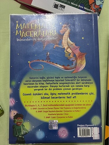 Matematik maceraları ,doğan egmont 5,6,7 sınıf kitabı - Görsel 2