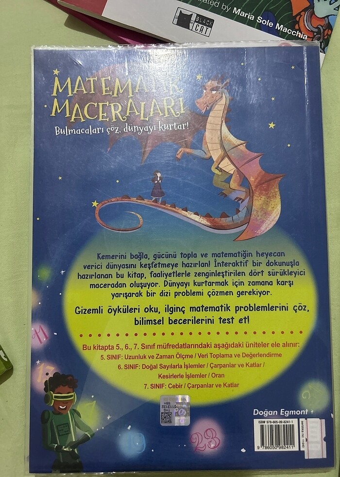 Matematik maceraları ,doğan egmont 5,6,7 sınıf kitabı - Görsel 2
