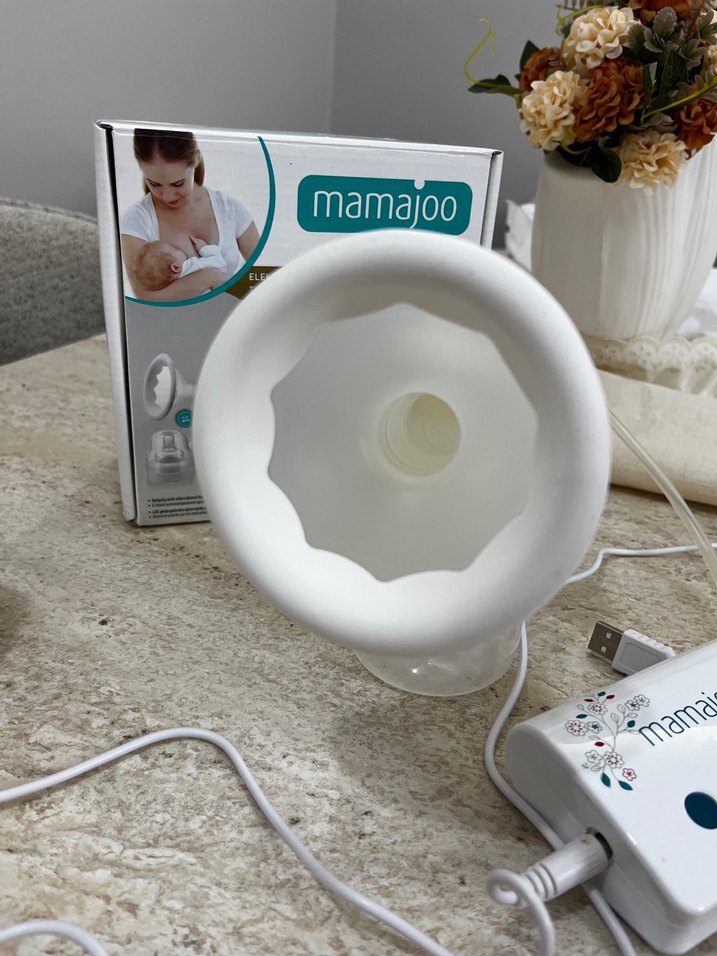 Mamajoo Elektronik USB Tekli Göğüs Pompası Beyaz - Görsel 4