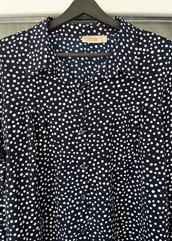 Puantiyeli gömlek - Görsel 2