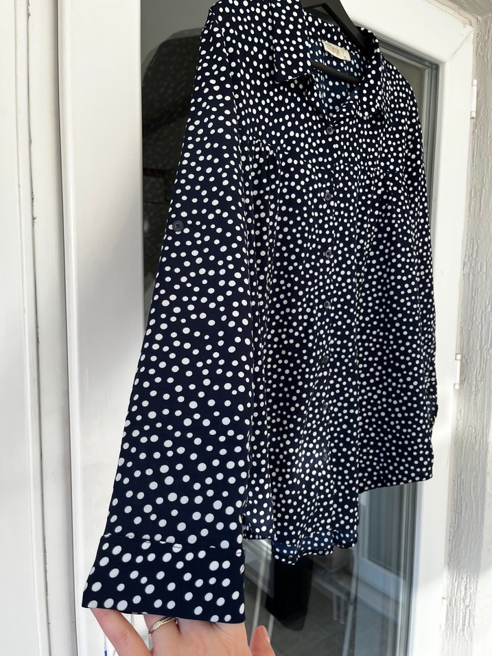 Puantiyeli gömlek - Görsel 4