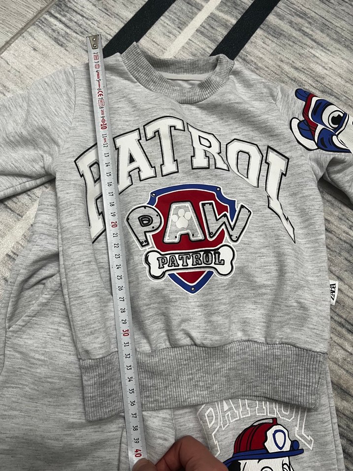 Gri Baskılı Erkek Çocuk Eşofman Takımı - Görsel 4